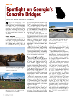Spotlight on Georgia`s Concrete Bridges