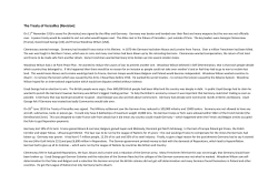 Paper 1 The Treaty of Versailles Mindmap PDF File