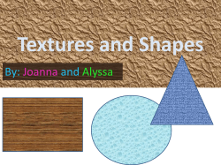 Texture and Shapes