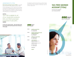 tax-free savings account (tfsa)