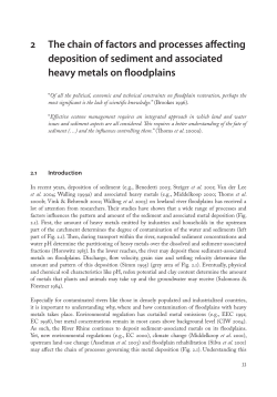 2 The chain of factors and processes affecting deposition of
