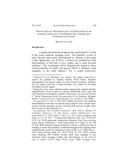 Proving Racial Discrimination and Monitoring Fair Lending