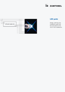 Led guide - Zumtobel