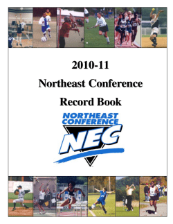 2010-11 Northeast Conference Record Book 2010
