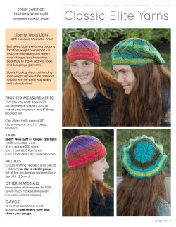 Eyelet Swirl Hats - Classic Elite Yarns