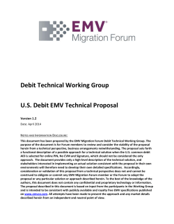 US Debit EMV Technical Solution