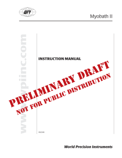 Myobath2 Multi-Channel Tissue Bath System