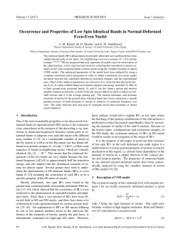 Occurrence and Properties of Low Spin Identical Bands in Normal