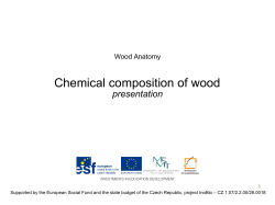 Chemical composition of wood