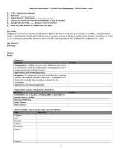 Ten Tales From Shakespeare, Lamb