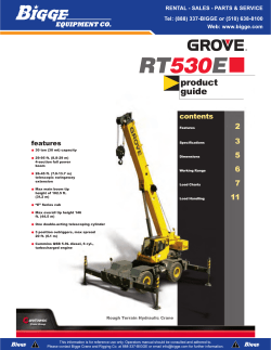 Grove RT530E Product Guide