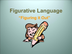 Figurative Language review