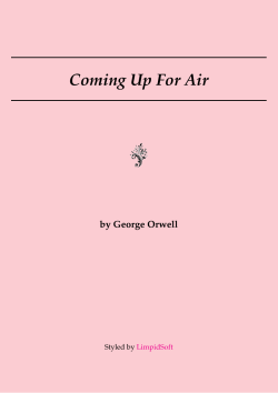 Coming Up For Air