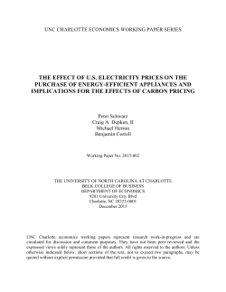 WP 2015-002 - UNC Charlotte