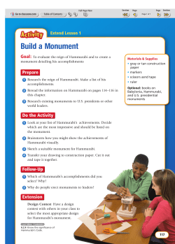 Build a Monument