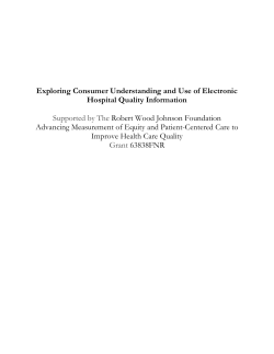 Exploring Consumer Understanding and Use of