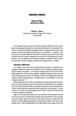 European visions : science, the tropics and the war on nature