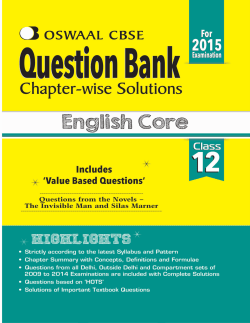 Long Questions Based on Theme, Plot, Interpretation