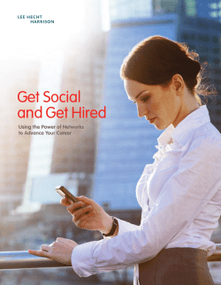 Get Social and Get Hired