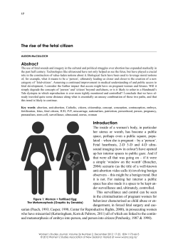 The rise of the fetal citizen