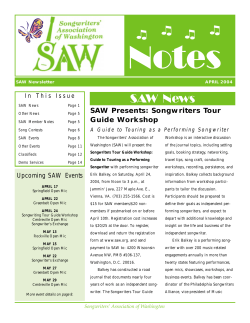 SAW News - CrosstownArts.com