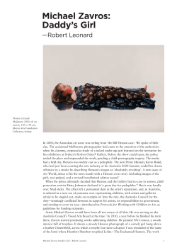 Michael Zavros: Daddy`s Girl