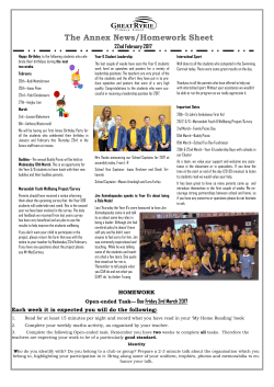Annex News Vol 2 2017.02.20 - Great Ryrie Primary School