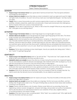 strengthsquest - ASU Students Site