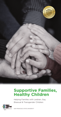 Supportive Families, Healthy Children