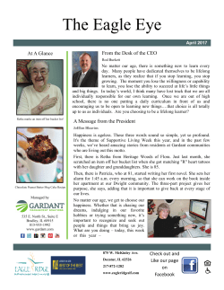 Newsletter - Gardant Management Solutions