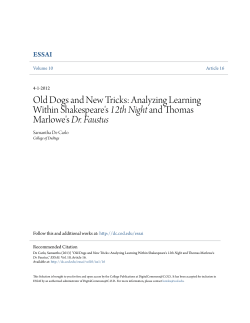 Old Dogs and New Tricks - DigitalCommons@COD