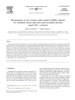 Development of new quality index method (QIM) schemes for