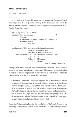 AND: overtone - Grand Valley State University