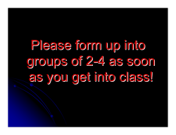 EXAM 1 REVIEW