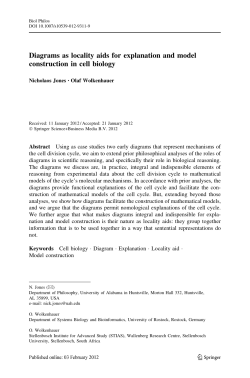 Diagrams as locality aids for explanation and model construction in
