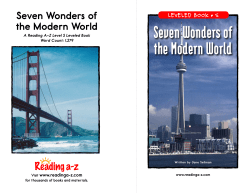 Seven Wonders of the Modern World