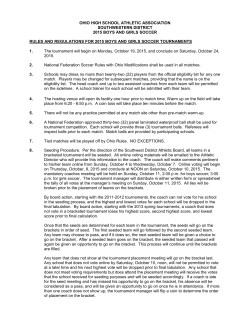 ohio high school athletic association southwestern district 2015 boys