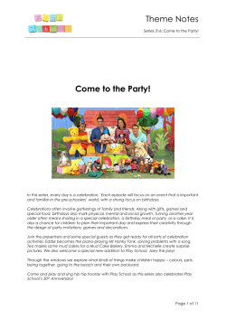 Come to the Party!
