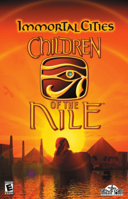 Read before you play Immortal Cities: Children of the Nile