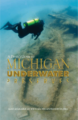 A Diver`s Guide to - Michigan Underwater Preserves
