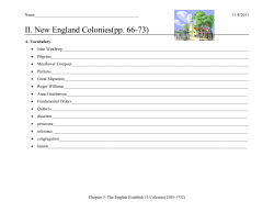 II. New England Colonies(pp. 66-73)