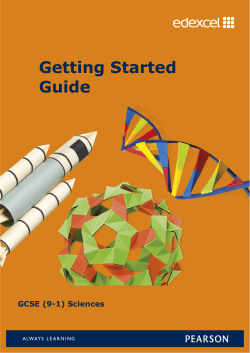 GCSE Science Getting Started_2 - Edexcel