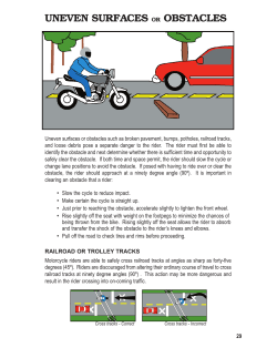 Uneven Surfaces or Obstacles