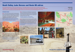 Death Valley, Lake Havasu and Route 66 add-on