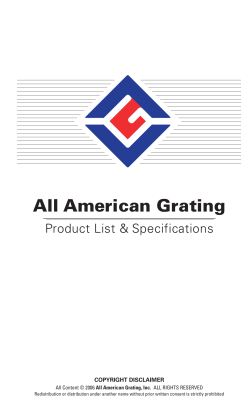 Adobe   PDF version - All American Grating