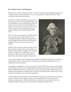 Coote, Richard - Markham of Chesterfield