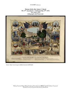 15th Amendment Lithograph