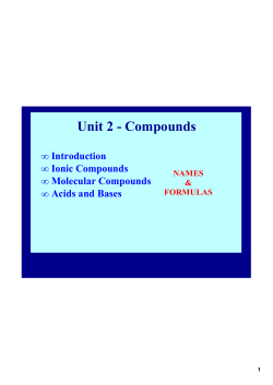 Ionic Compounds