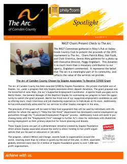 Spotlight - The Arc of Camden County