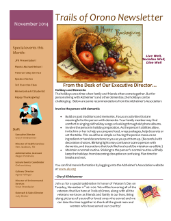 Trails of Orono Newsletter From the Desk of Our Executive Director&hellip;